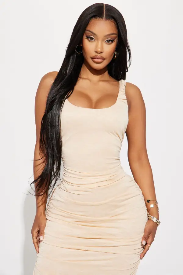 Majestic Secret Maxi Dress - Cream