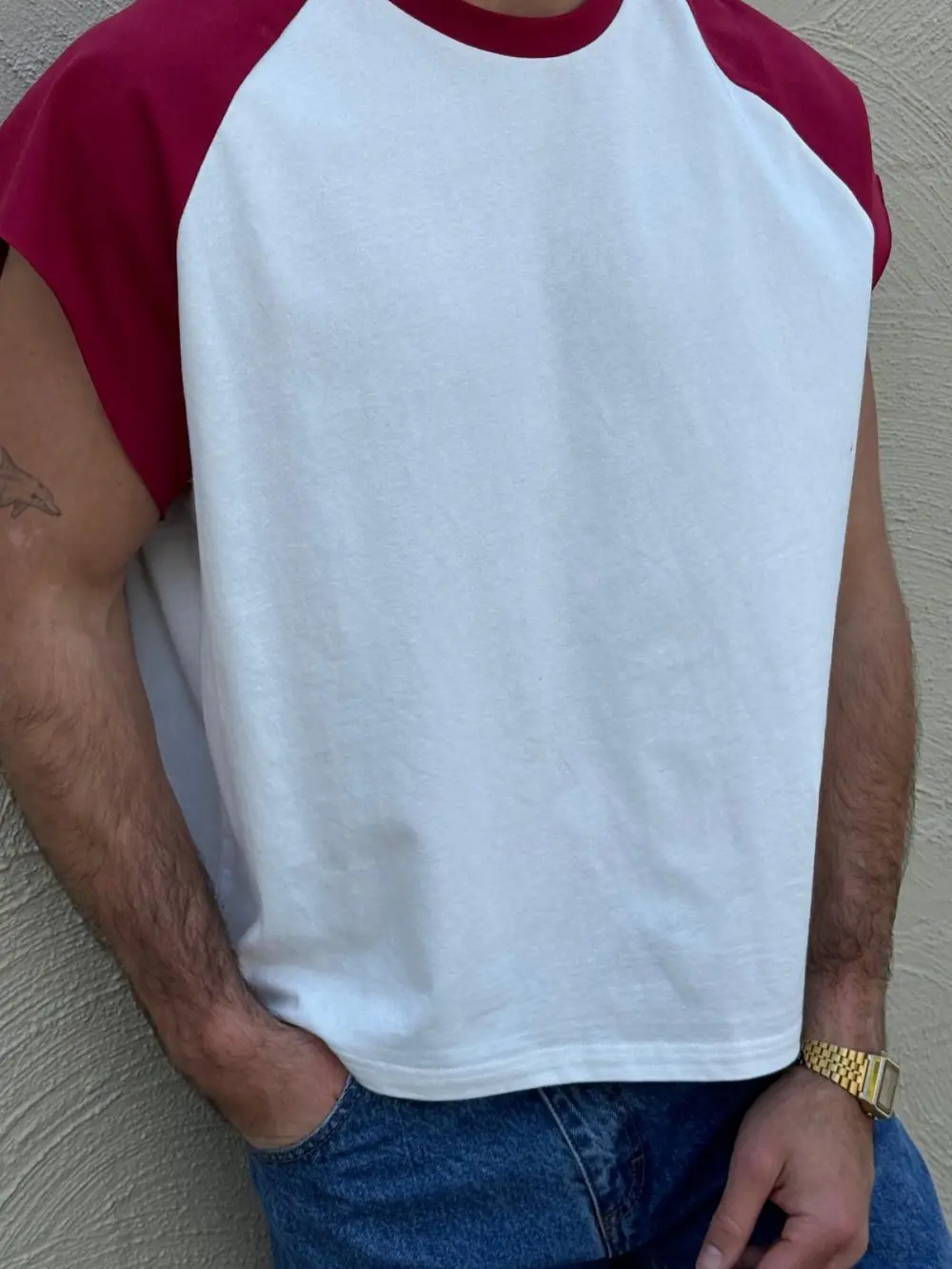 Comfortable And Soft Versatile Crimson Vest