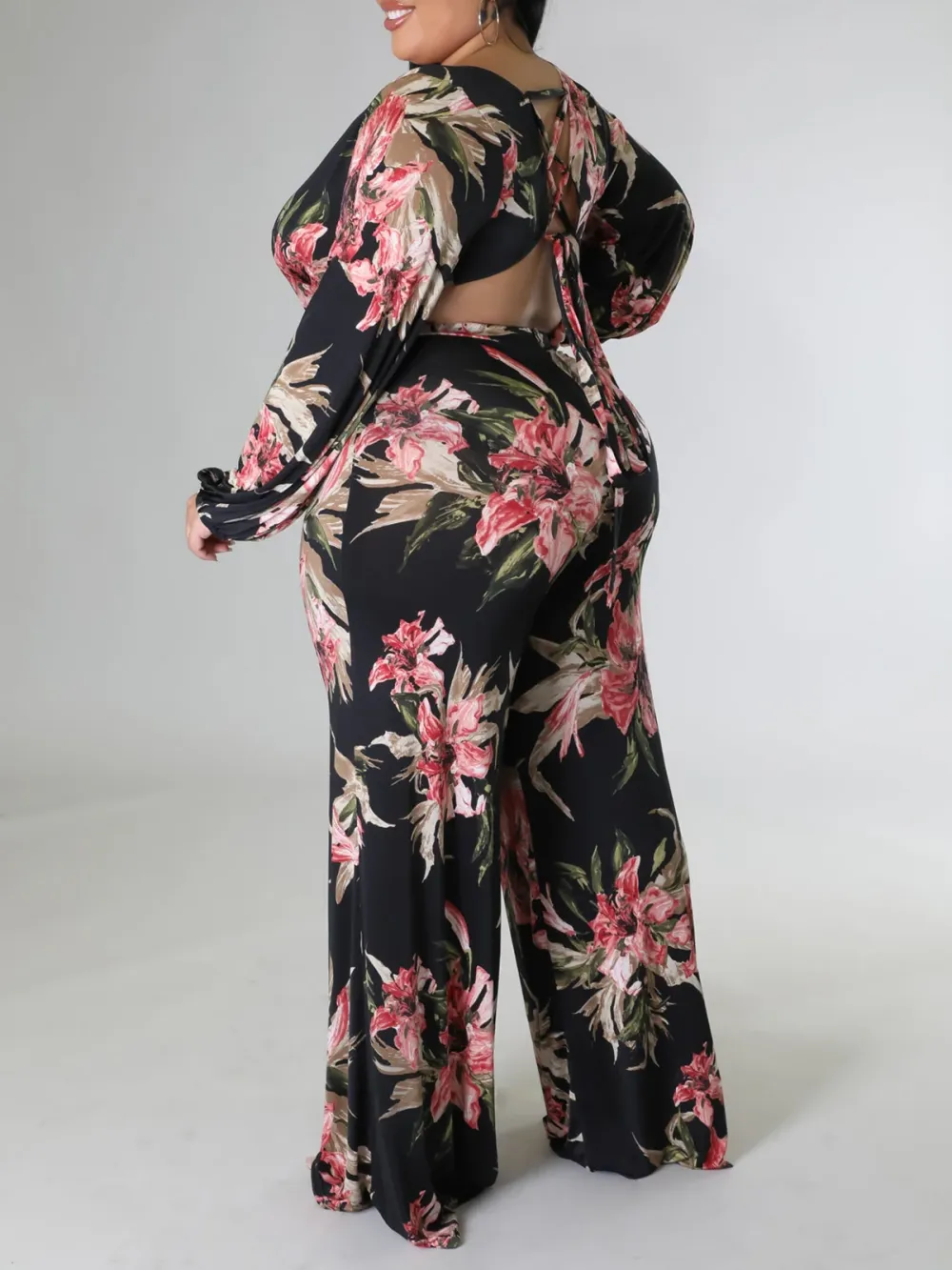 Plus-Size Fashion Women'S One-Piece Pants