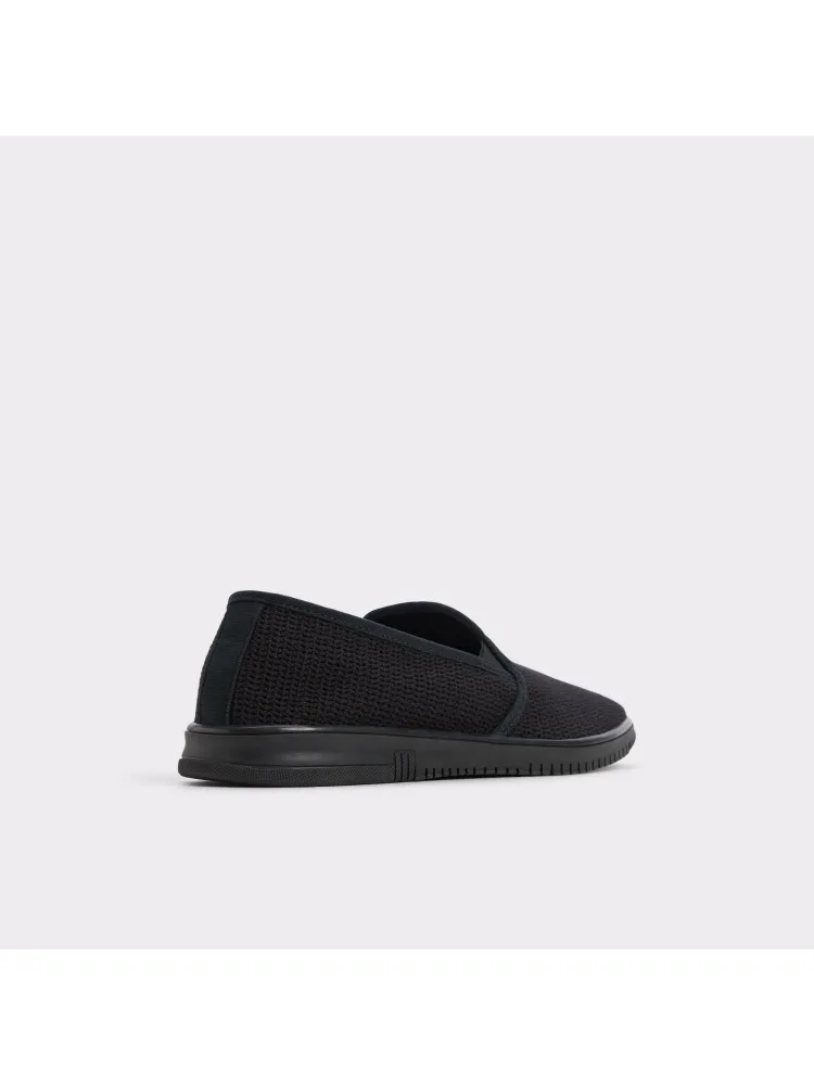 Black Comfortable Knit Textile Shoes