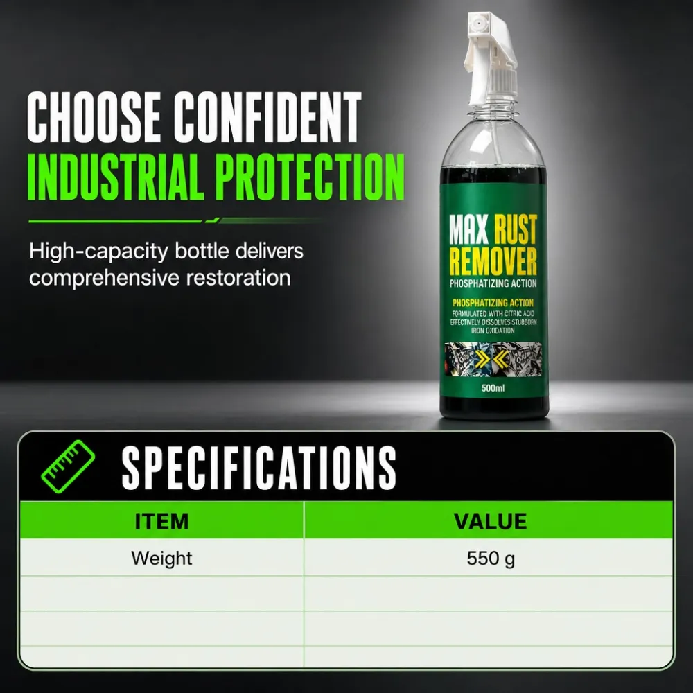 3 in 1 Rust Remover and Phosphating Agent for Metal Parts