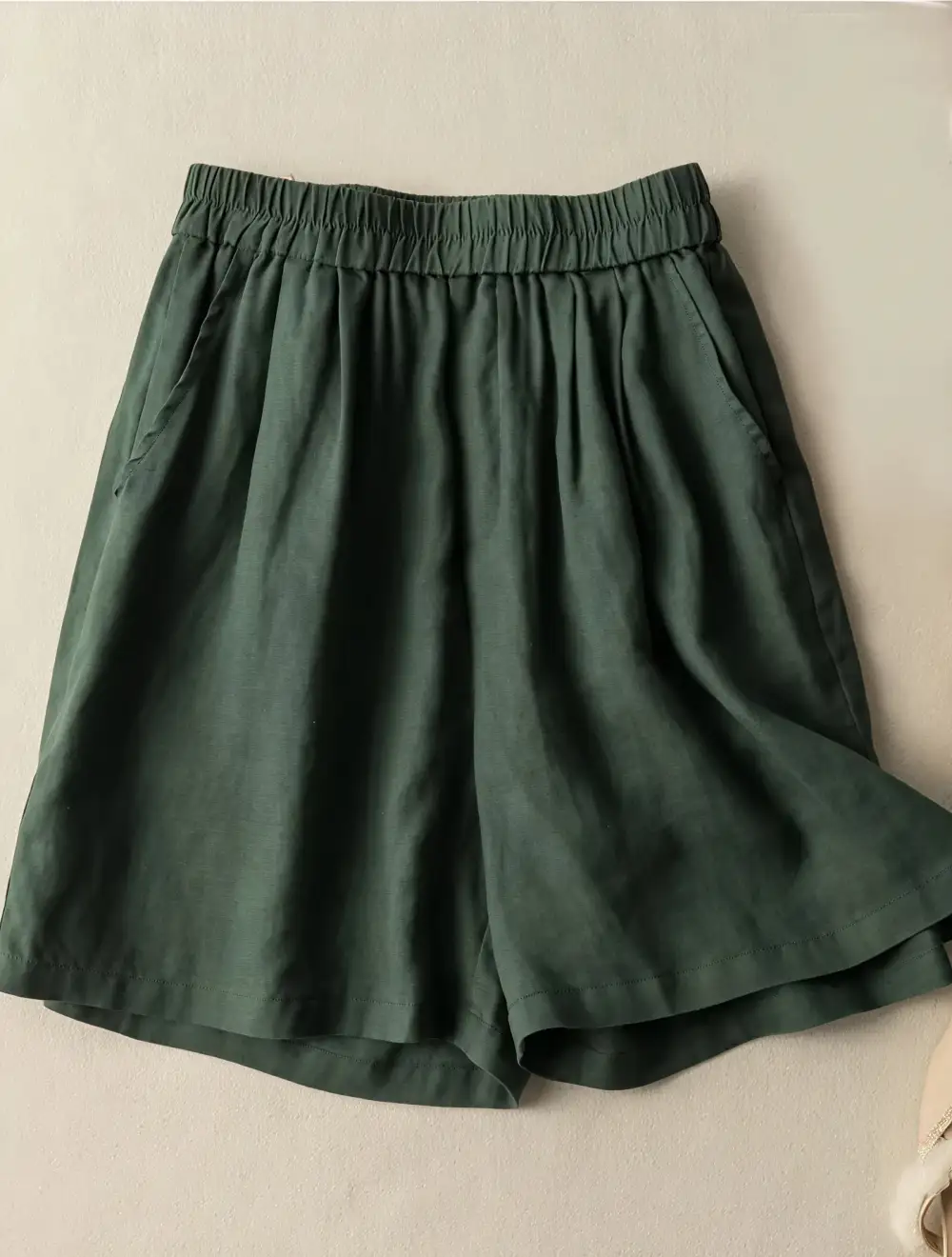 Elastic Waist Flowy Shorts
