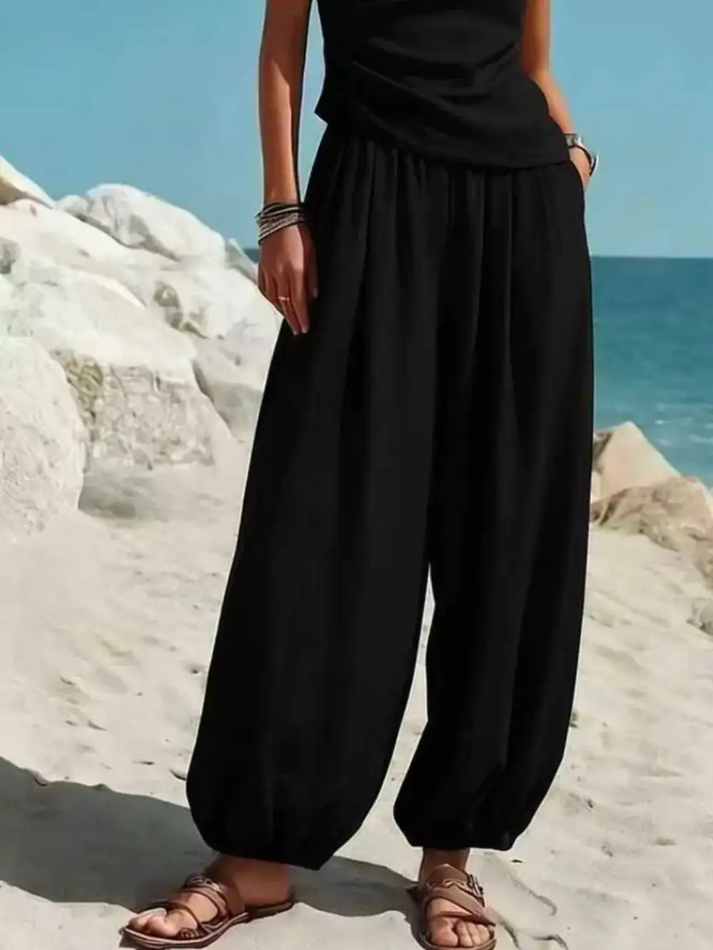 Wide Leg Shoulder Jumpsuit