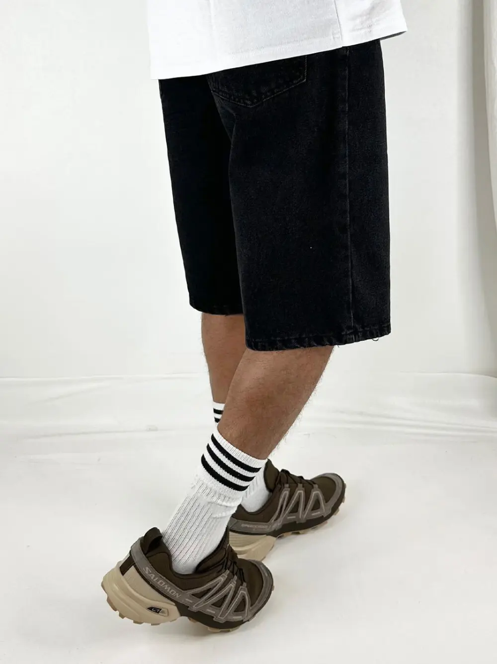 Casual And Daily Comfortable  Daily Black Shorts