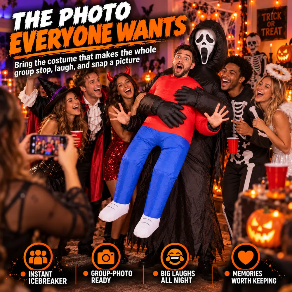 Inflatable Ghostface Costume