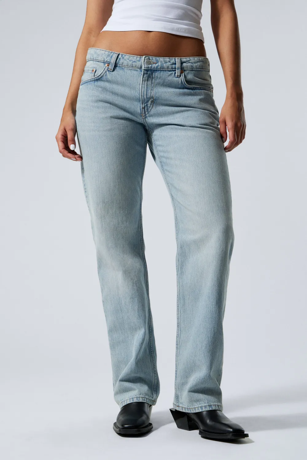 Straight Low Waist Jeans