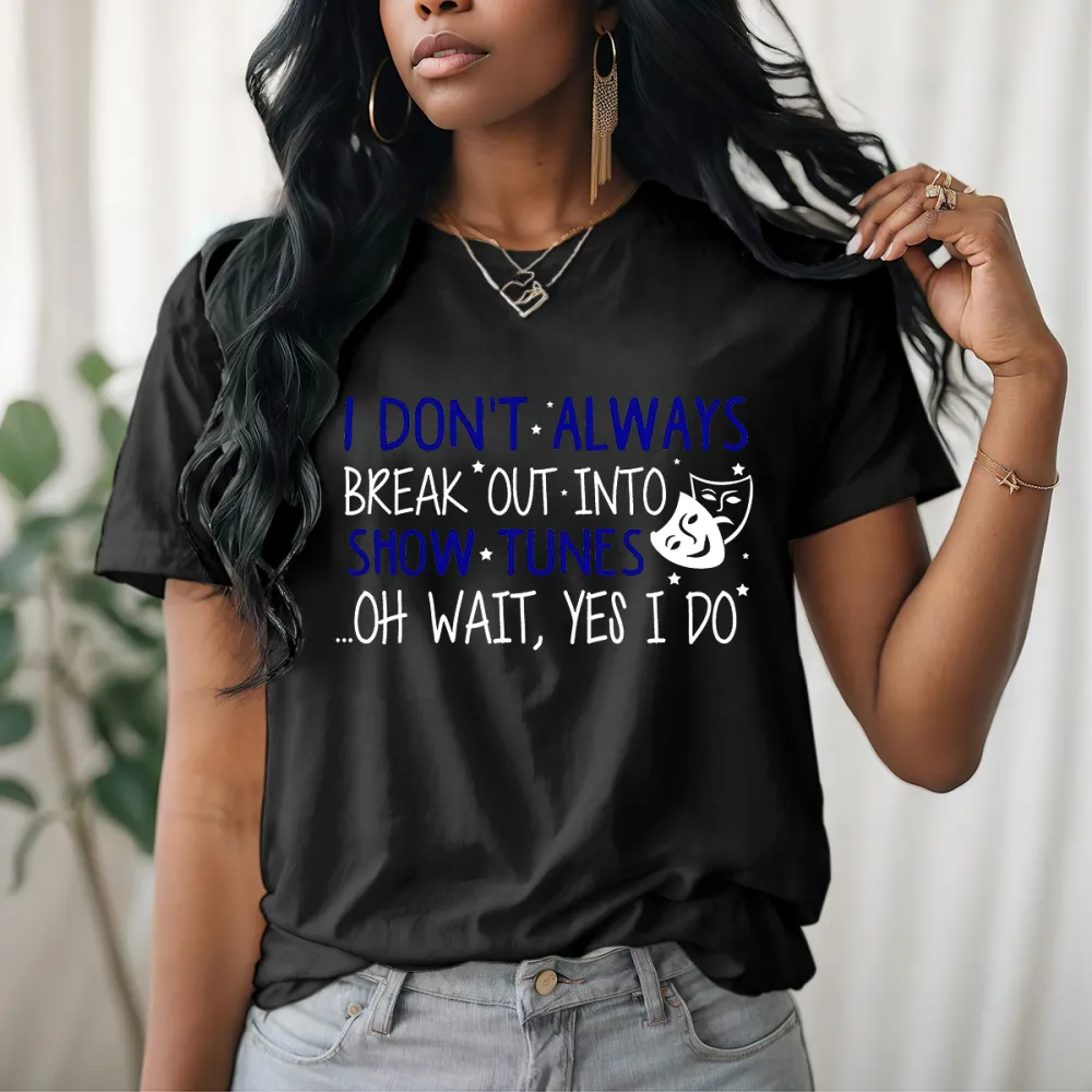 Women's Irregular Lettered T-shirt