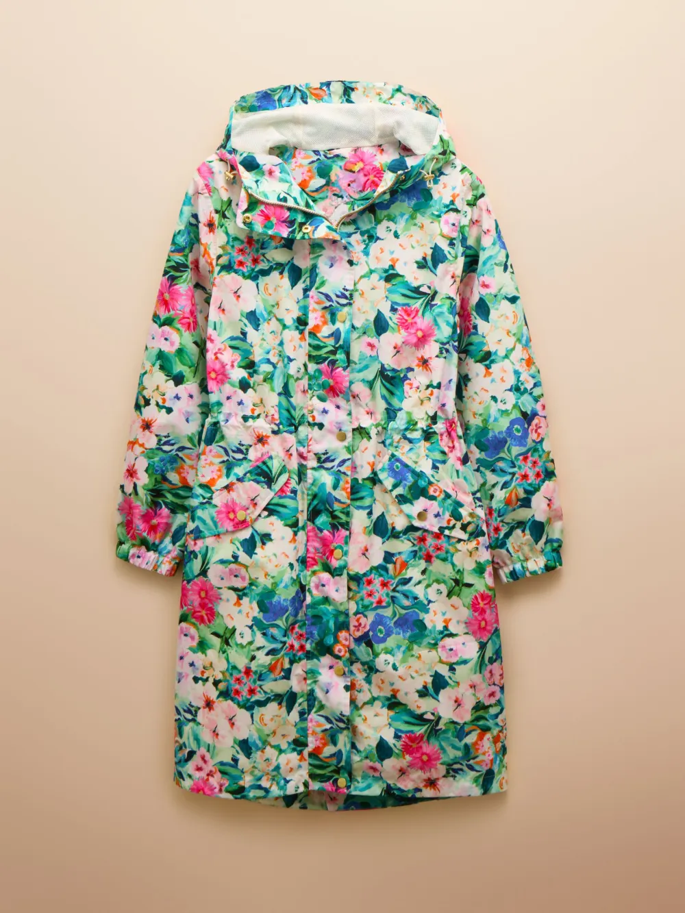 Waterproof And Foldable Raincoat With Hood