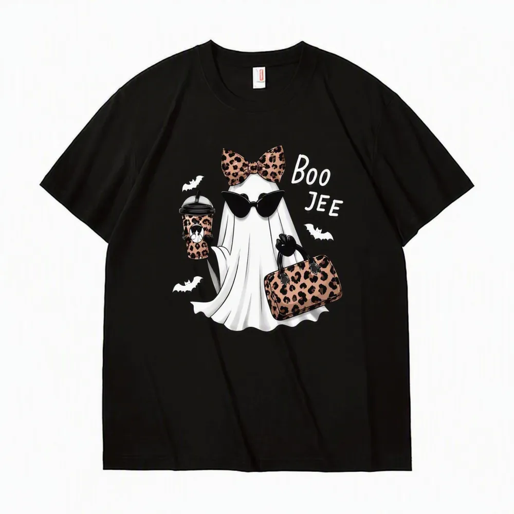 Leopard Print Ghost Women's T-Shirt