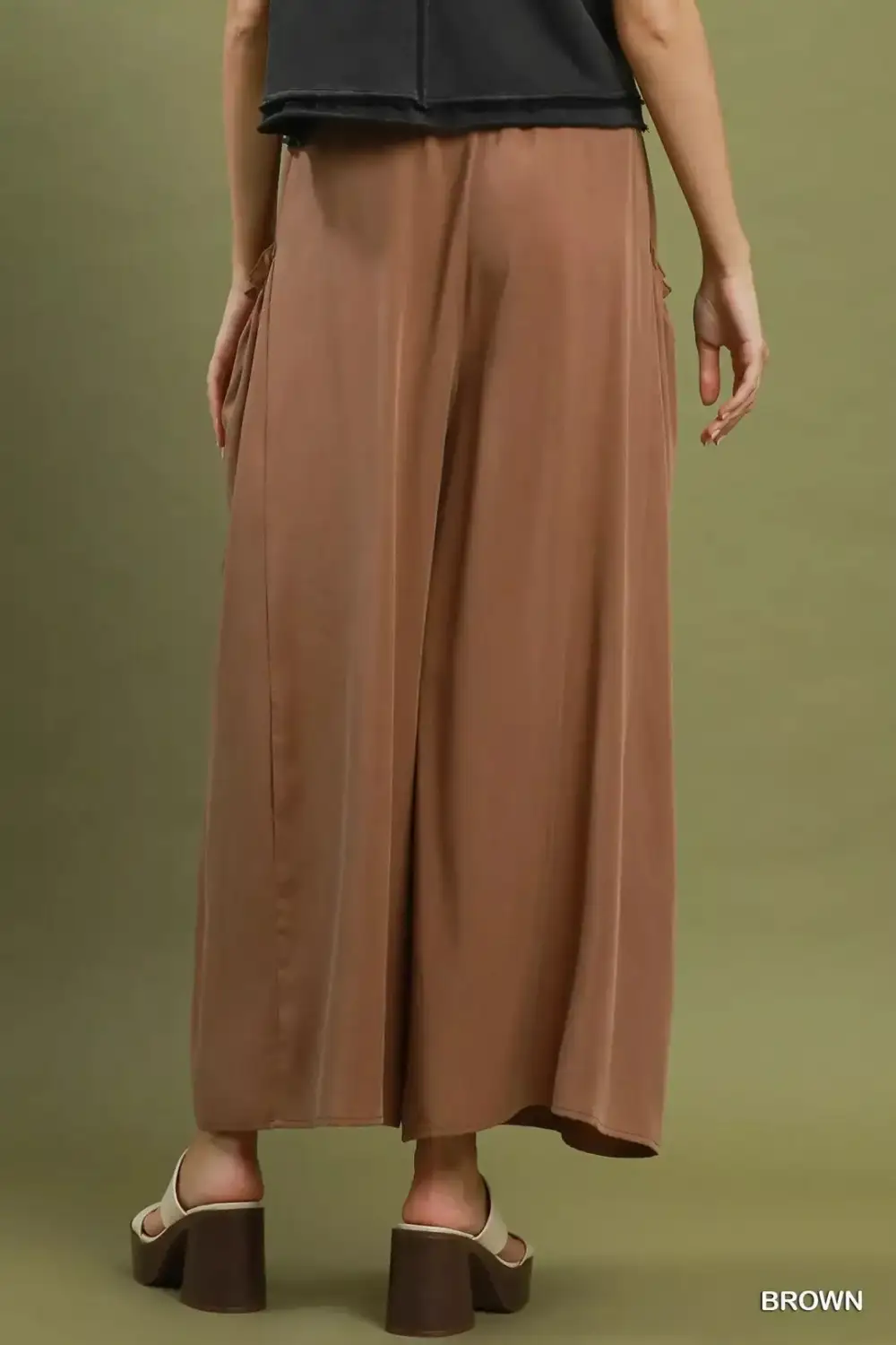 Flowy Wide Leg Pocket Pants