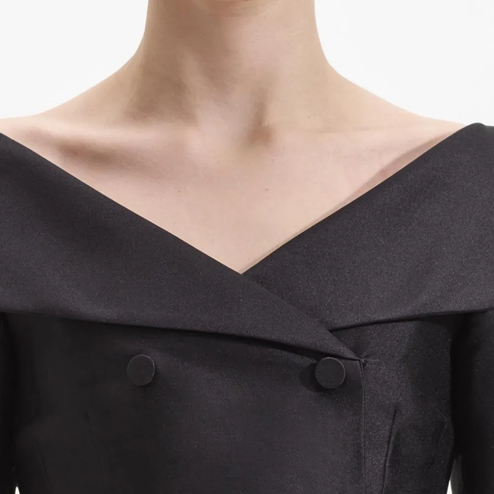 Black Taffeta Jacket