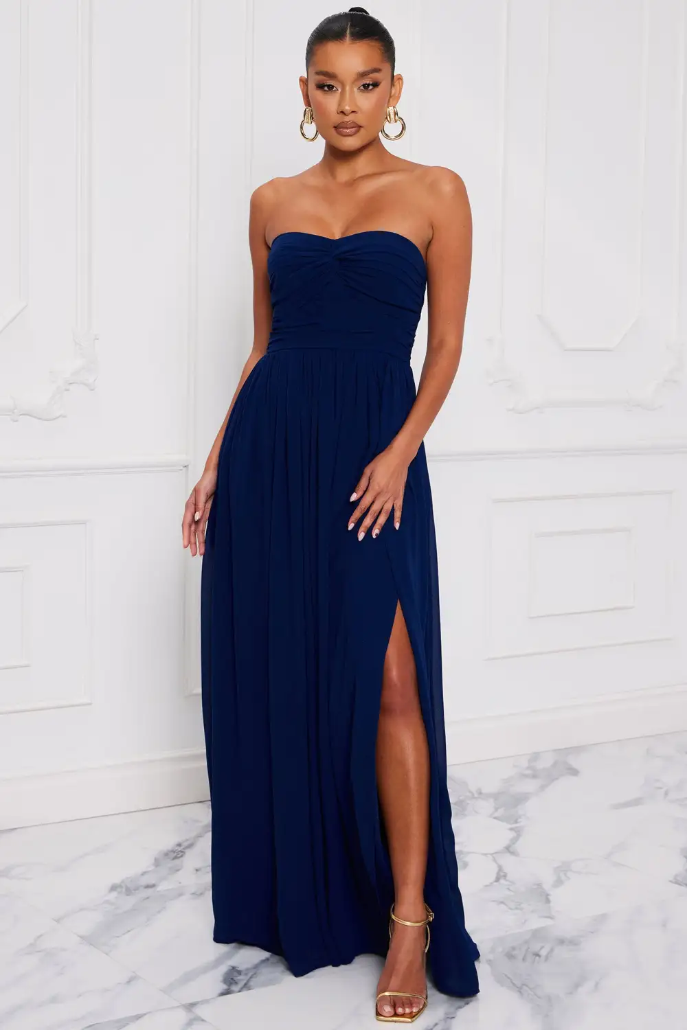 Subtle Beauty Maxi Dress - Navy