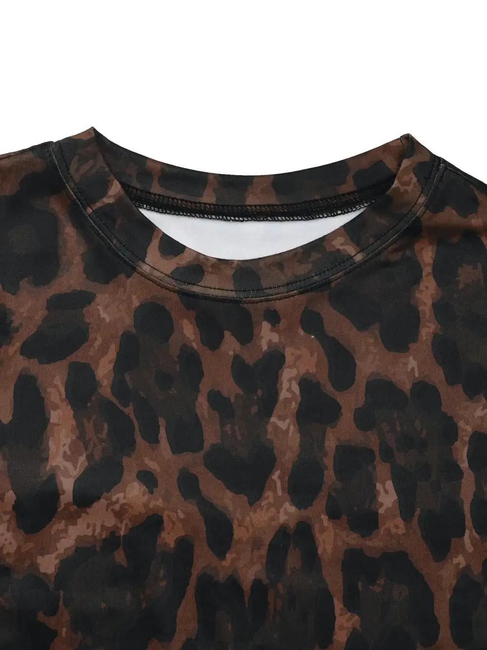 Round Neck Ruched Coordinated Set