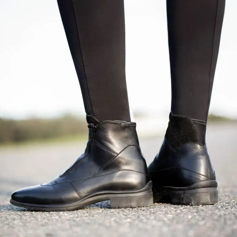 Everyday Easy-Care Leather Paddock Boots