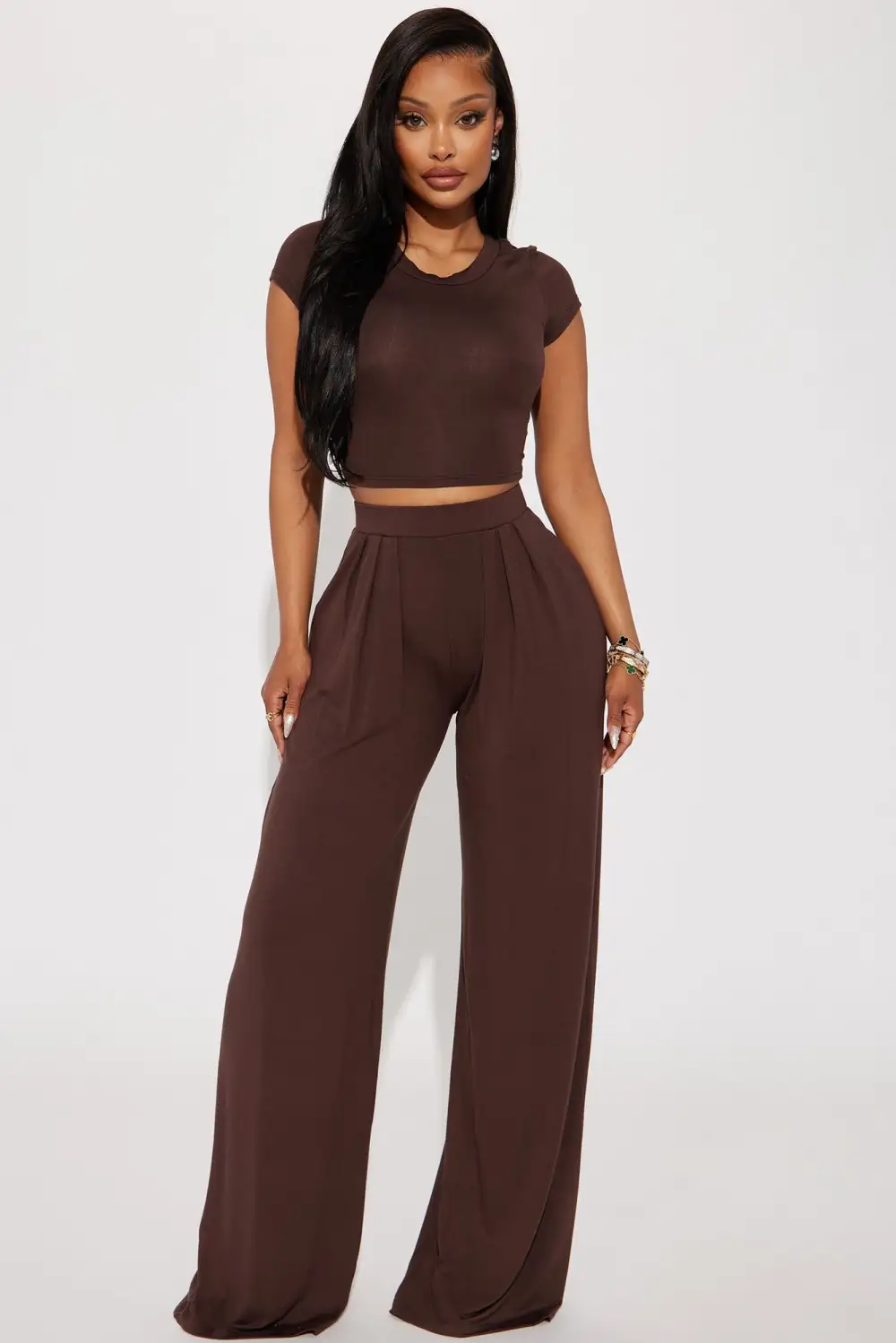 Chosen One Pant Set - Brown