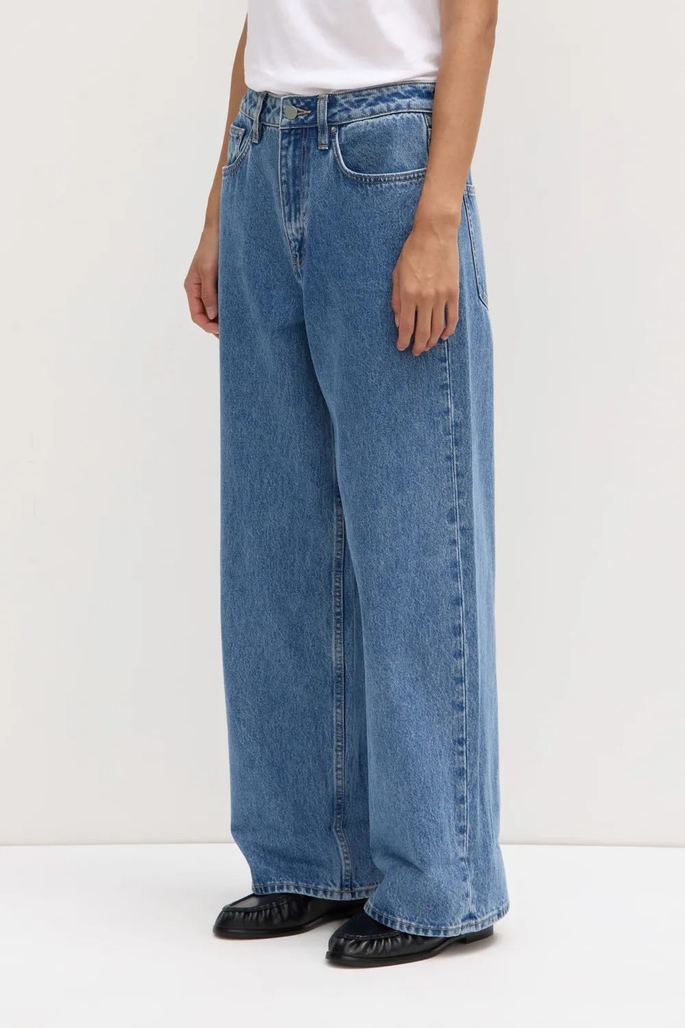 Metal Zipper Jeans