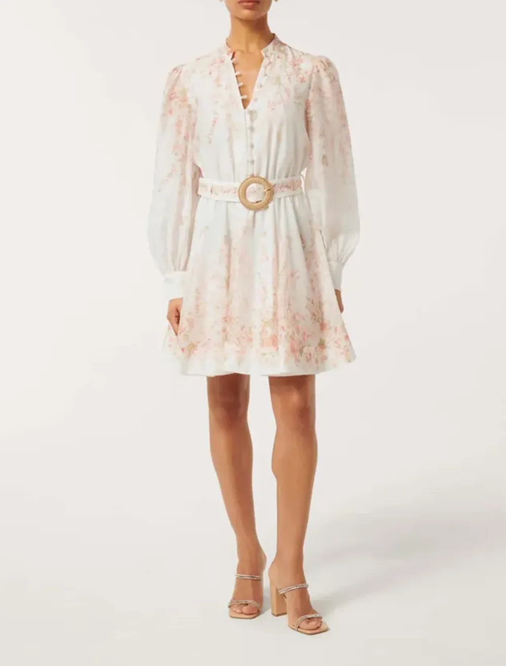 Petite Printed Mini Dress