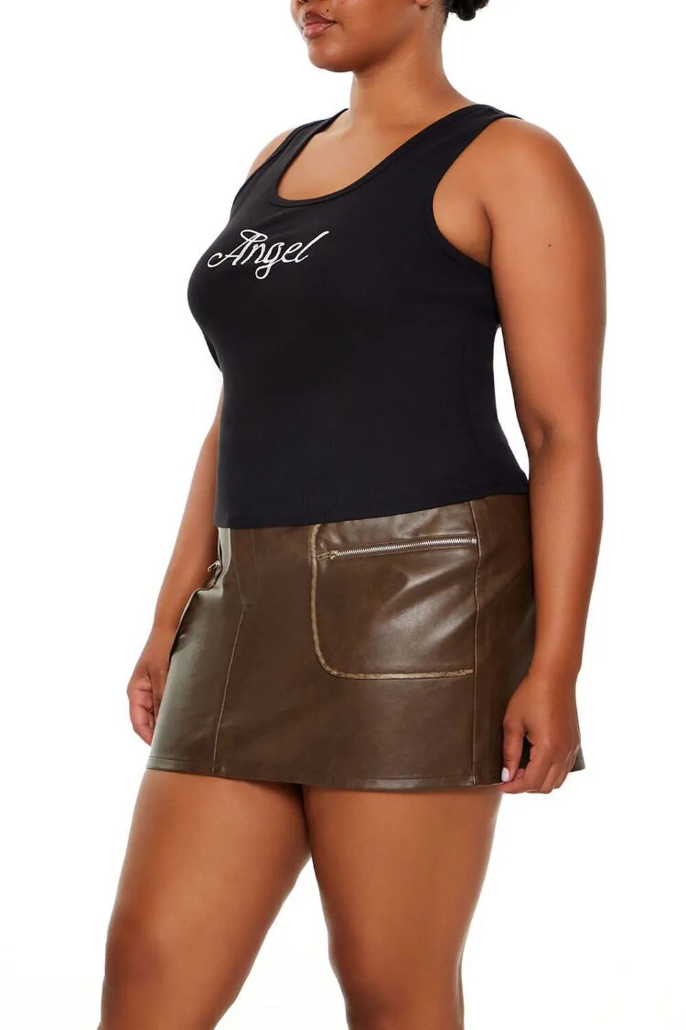 Plus Size Angel Devil Tank Top