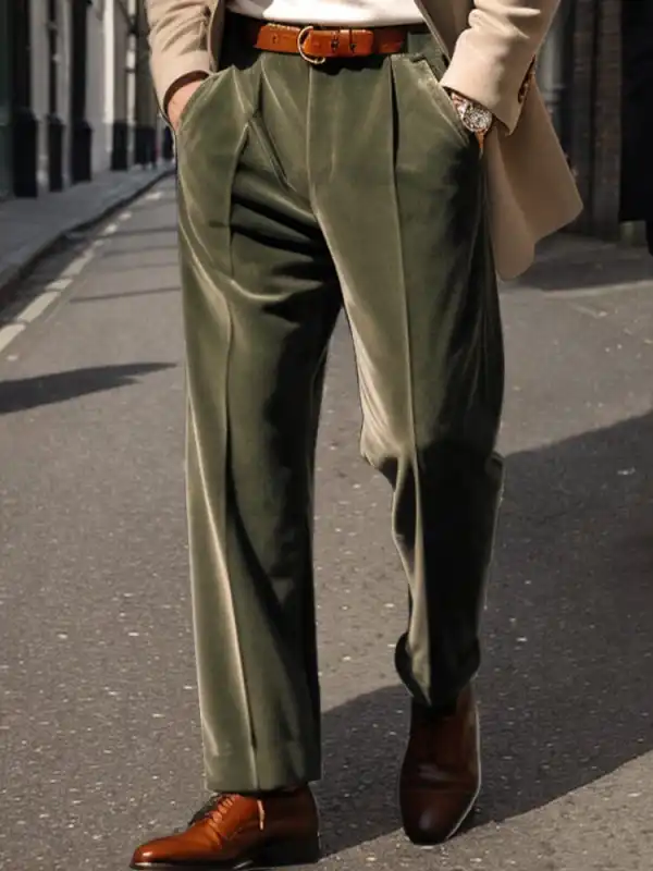 Easywear Textured Dress Pants