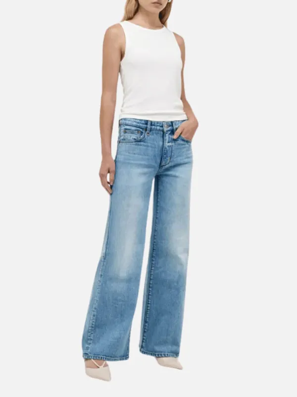 Pocketed Mid-Waist Jeans