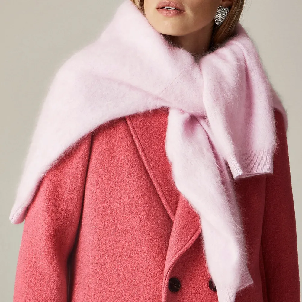 Double-Breasted Topcoat Wool Coats