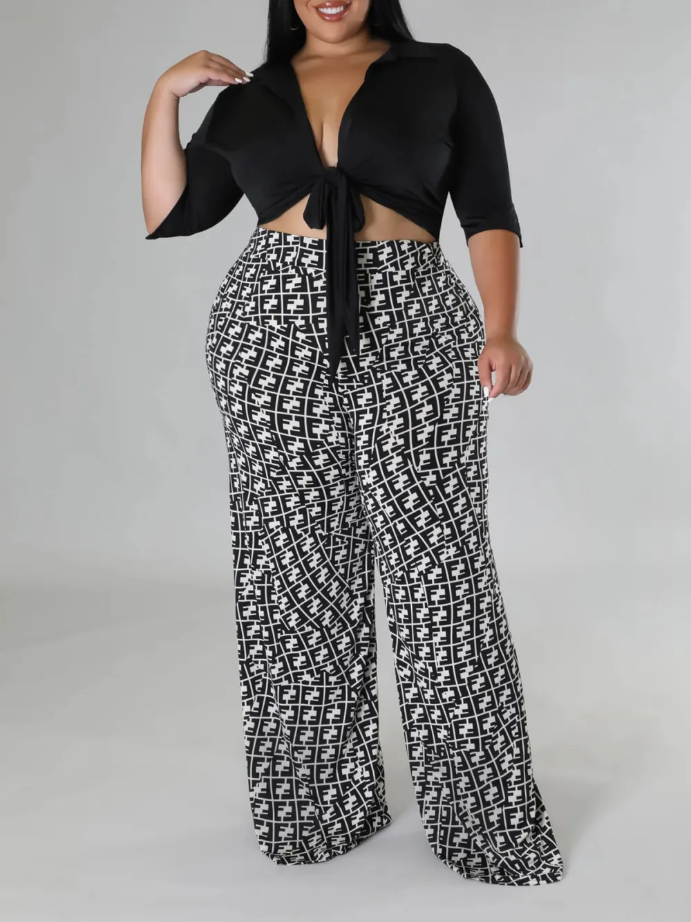 Women'S Stylish Printed Pants Set