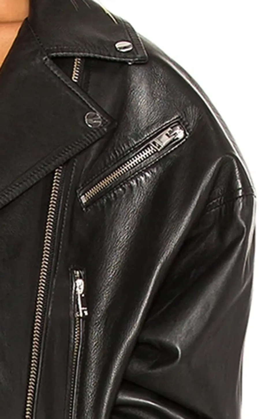 Faux Leather Biker Jacket