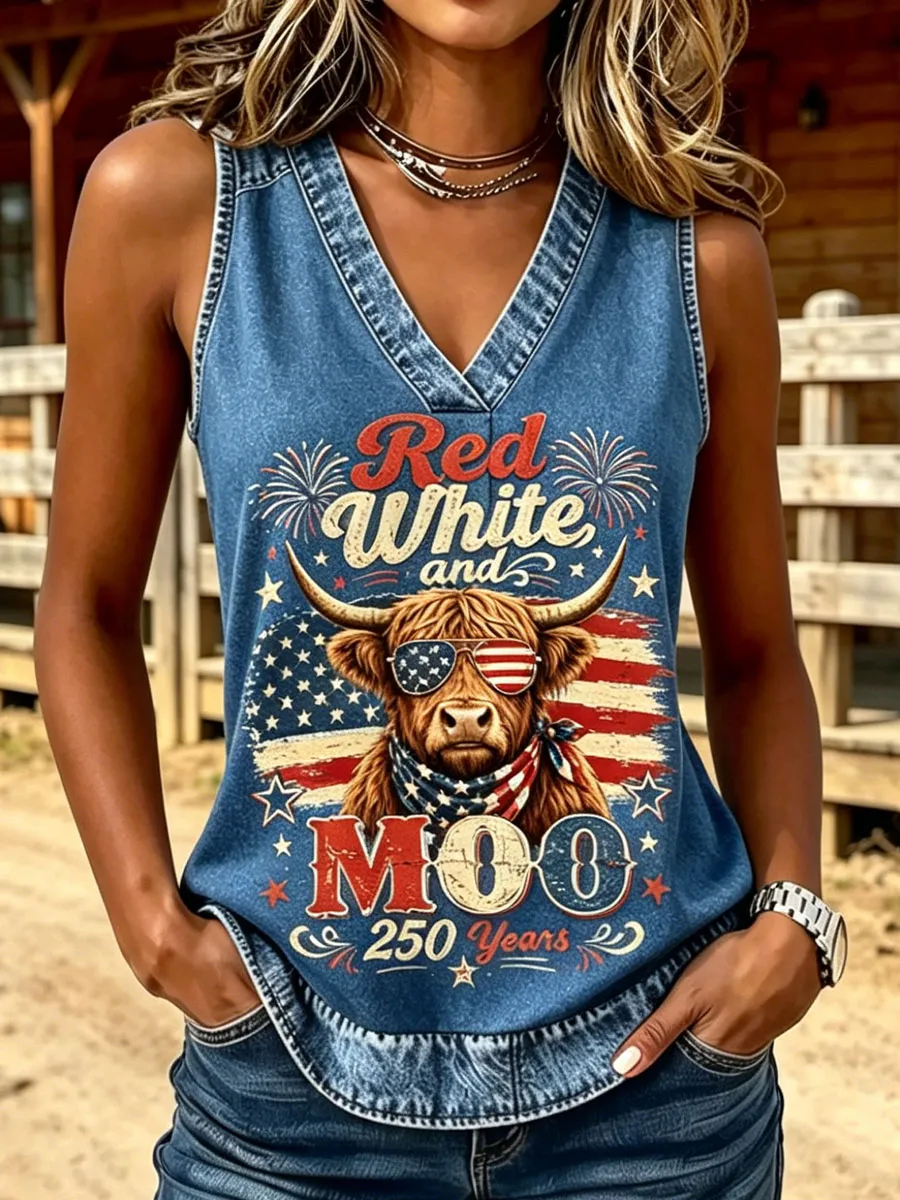Women's American 250-Year Western Style Vest