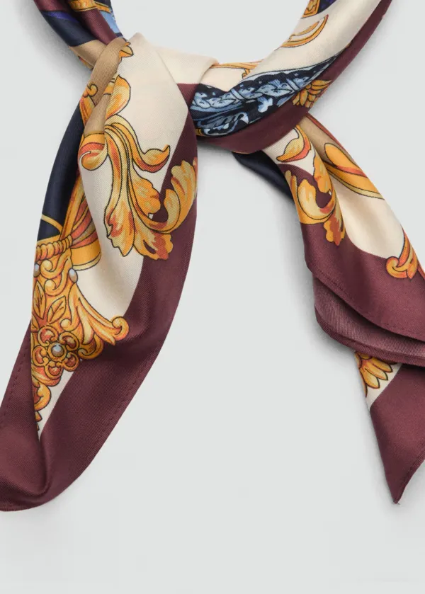 Casual Style Vintage Printed Scarf