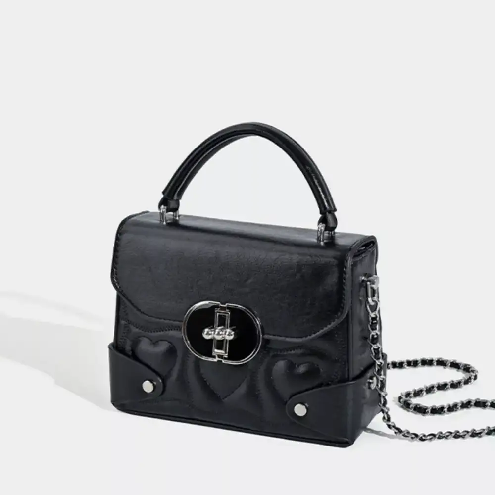 Heart Embossed Crossbody Bag