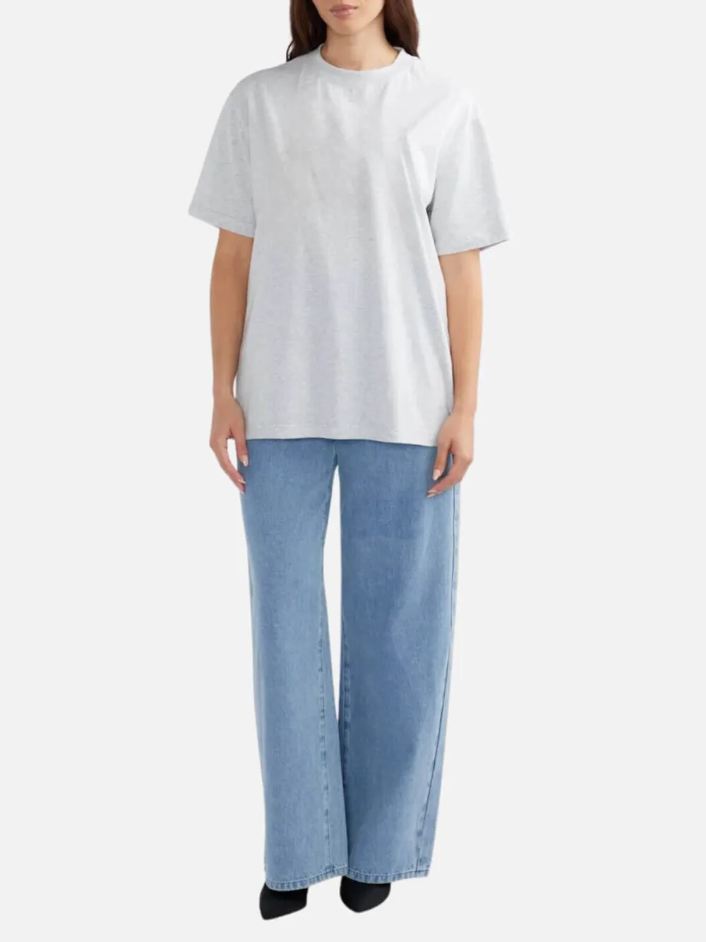 Half Sleeve Crew Neck Top