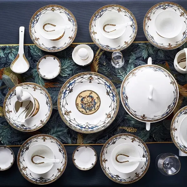 (Store Closing Sale) 58pcs deluxe ceramic tableware set