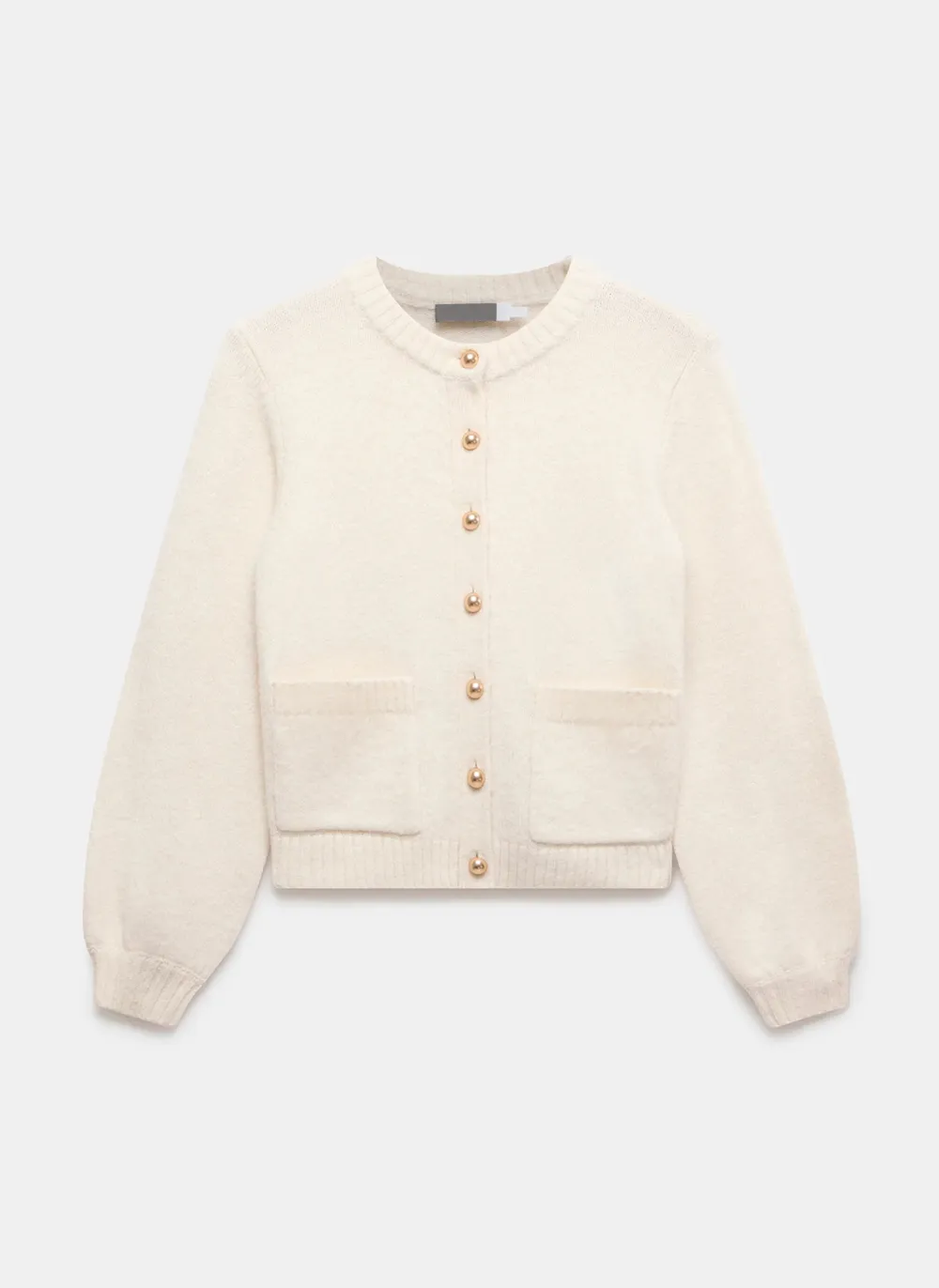 Casual Style Wool Blend Cardigan