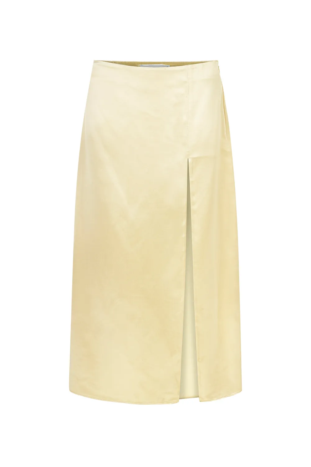 High Slit Skirt-Champagne