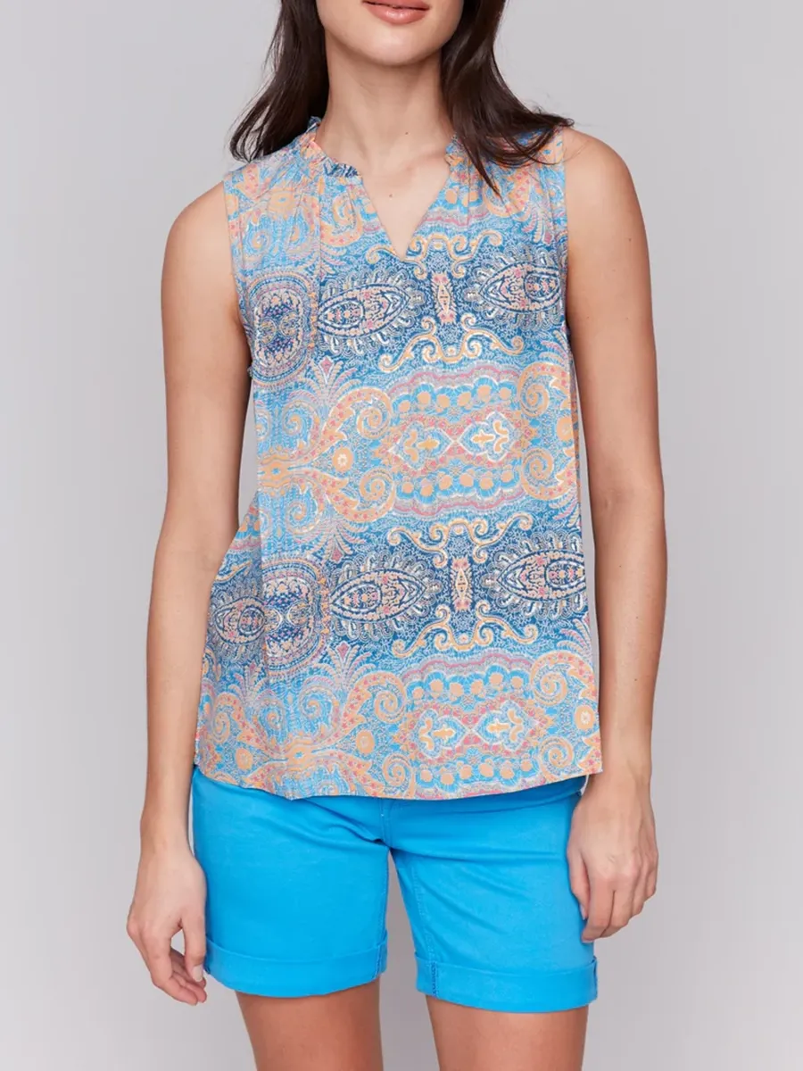 Soft And Comfortable Retro Pattern Women's Vest