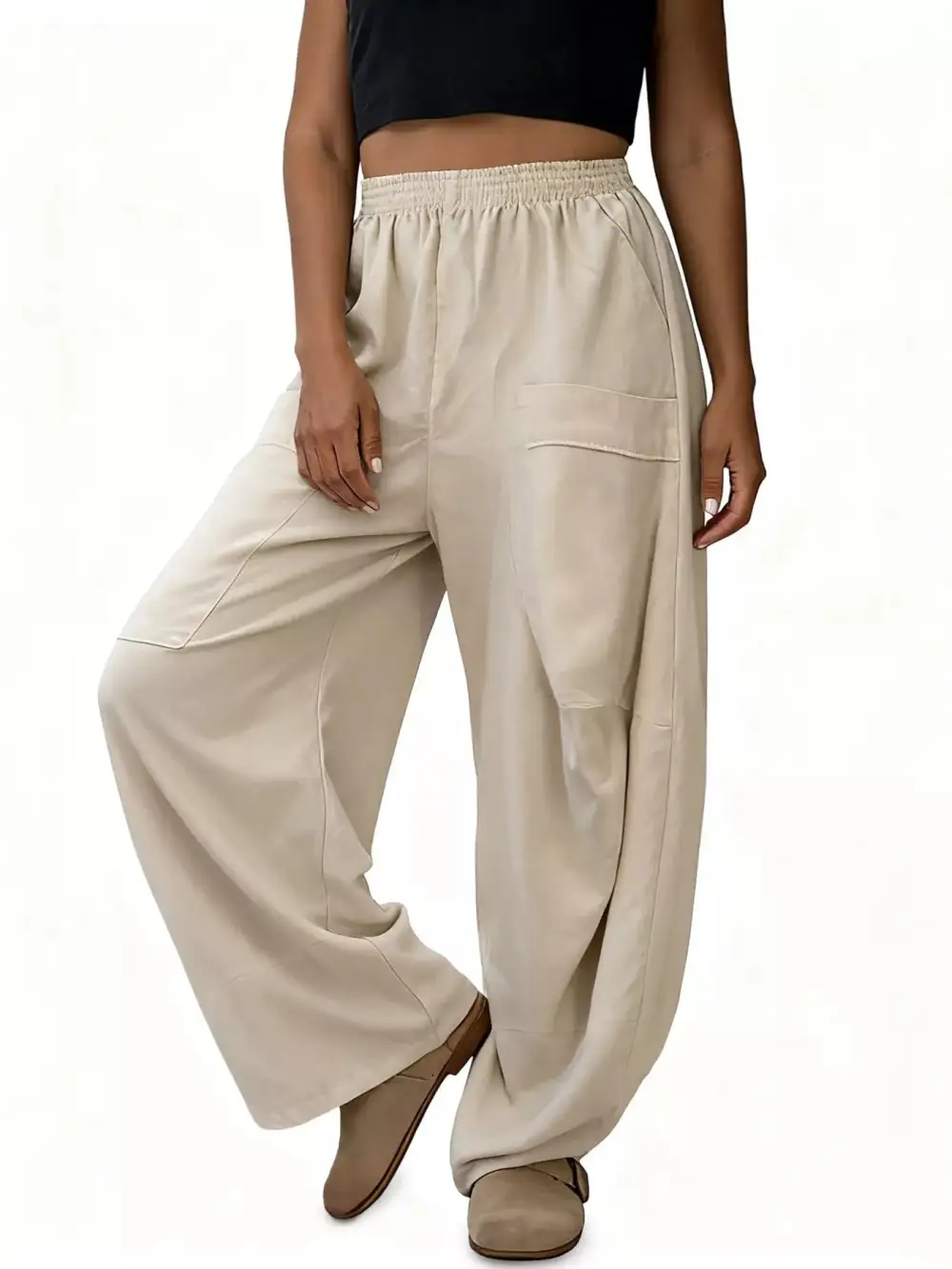 Plus Size Relaxed Fit Pants