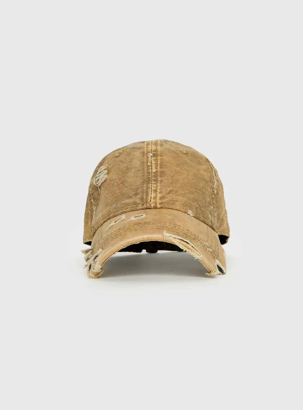Distressed Cap Washed Brown