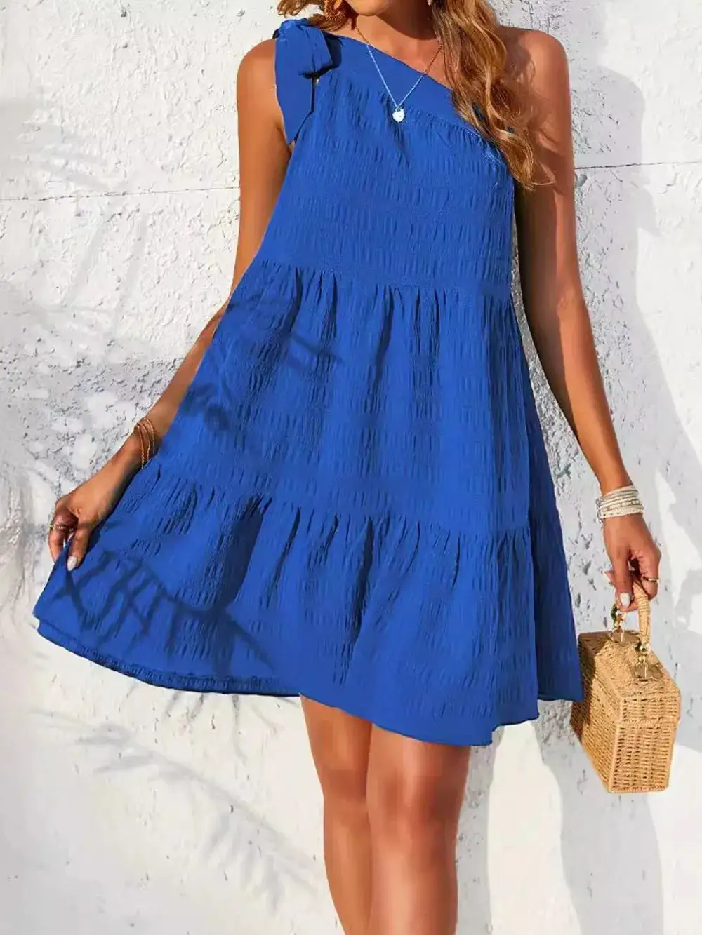 Easy Tie Waist Tie Detail Dress