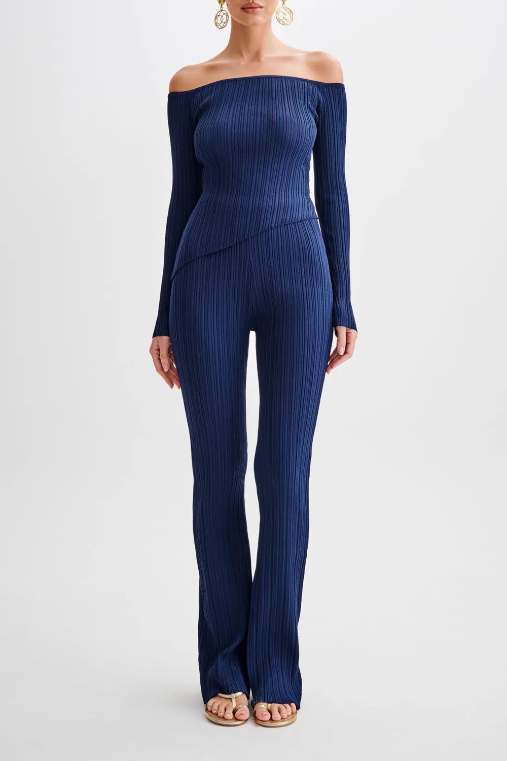 Daily Straight Leg Rib Knit Pant