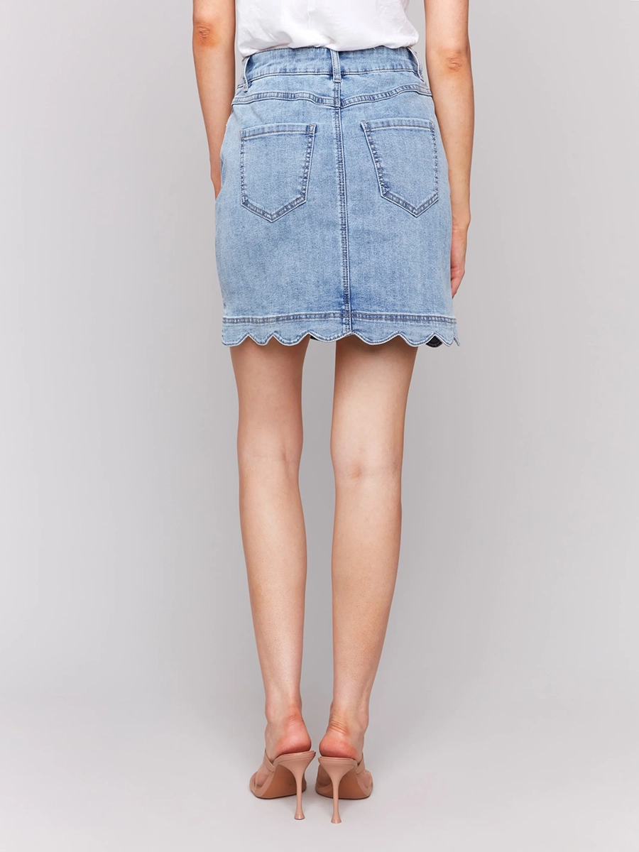 Slim Fit Hip-hugging Creative Front Button Women's Skirt