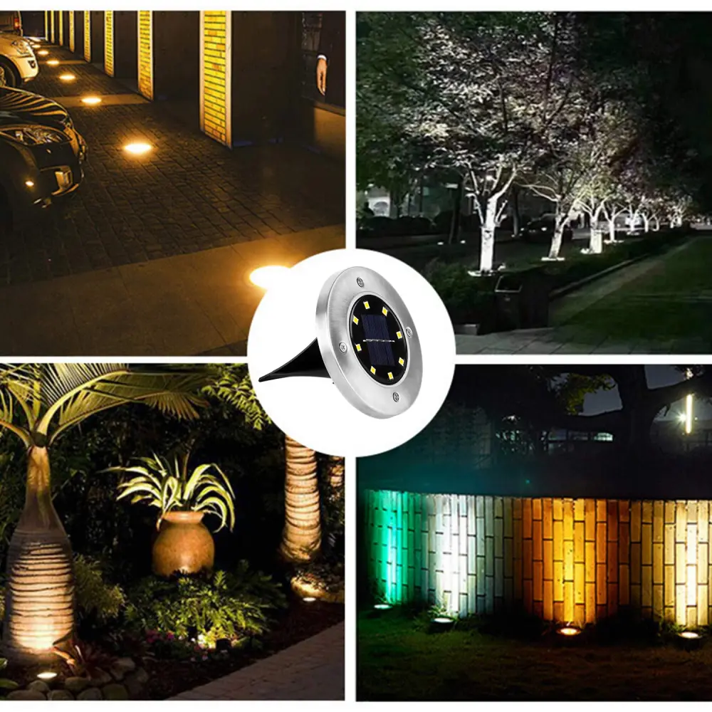 LED solar floor lamp