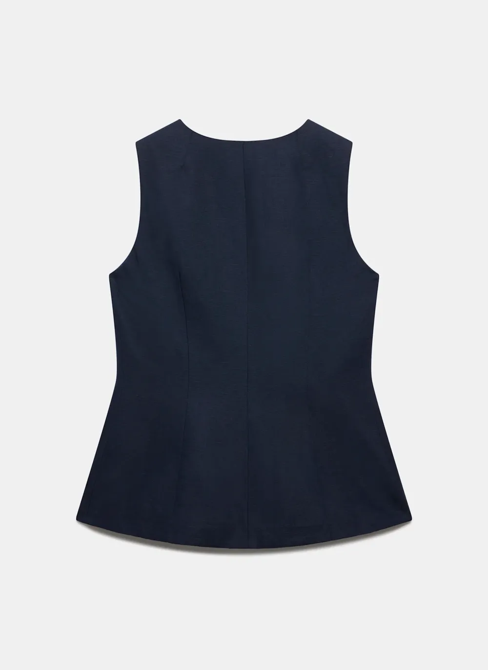 Casual Style Linen Blend Waistcoat
