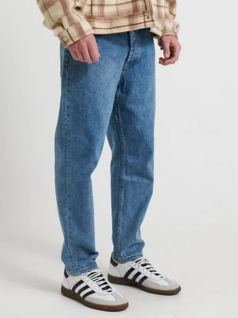 Simple And Soft Daily Comfortable Blue Denim