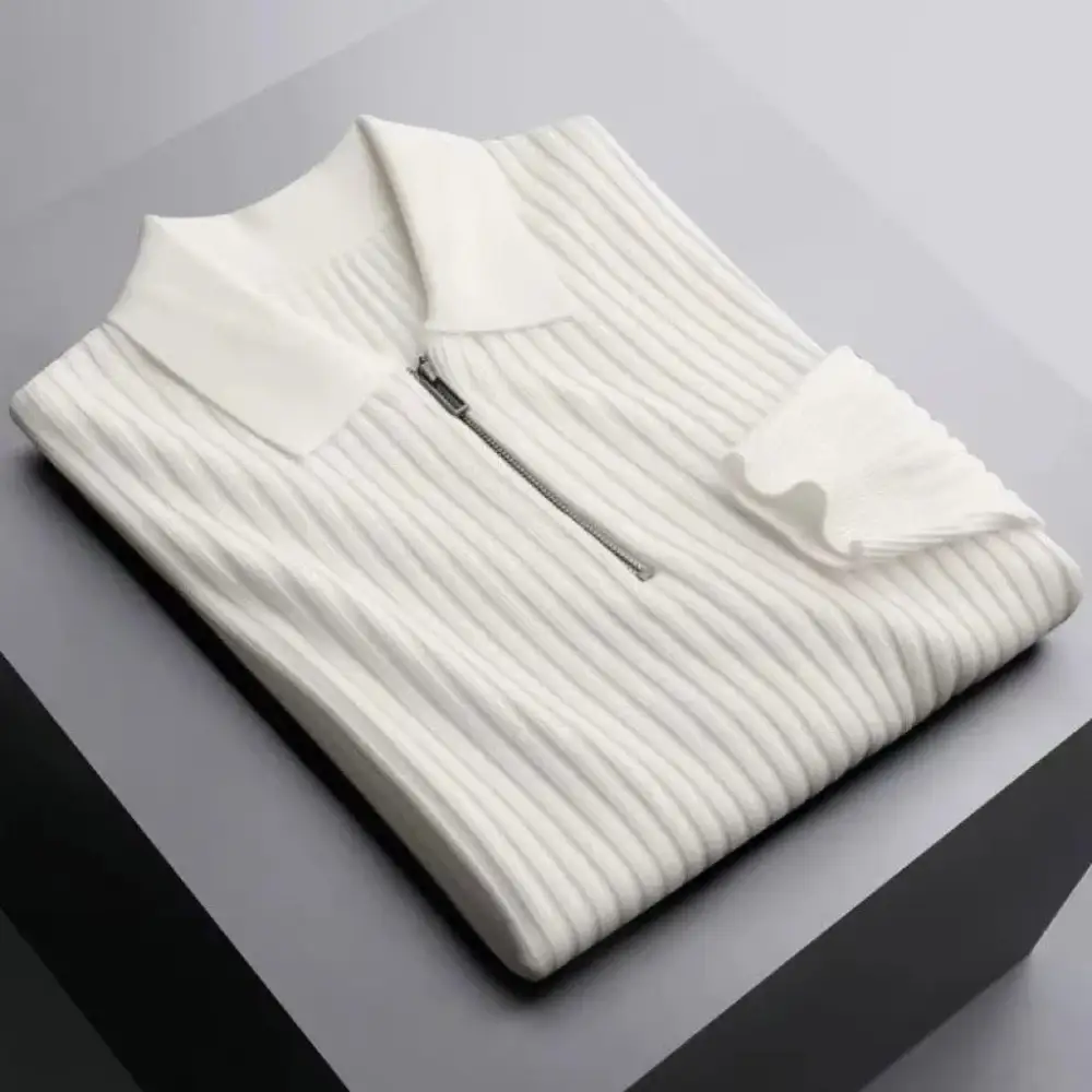 Soft Ribbed Knit Polo