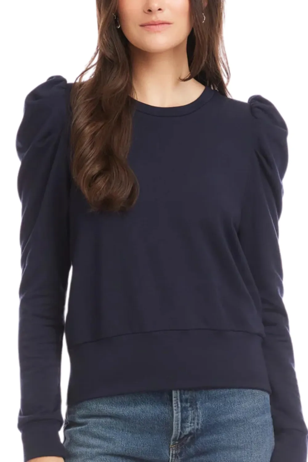 Puff Long Sleeve Cotton Top