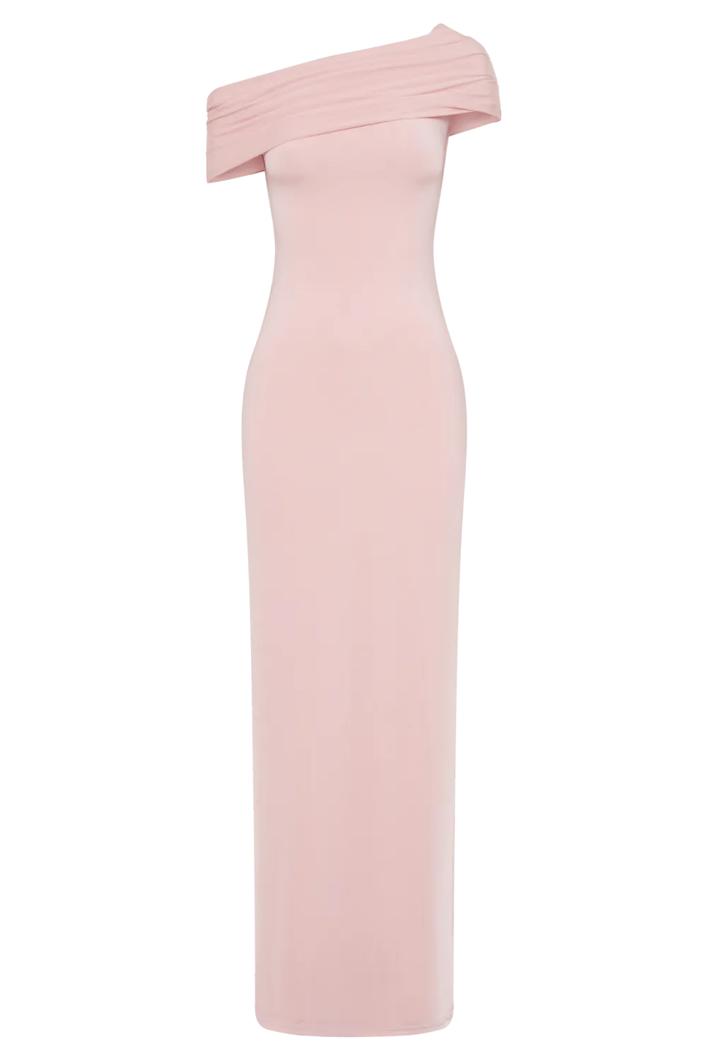 Off Shoulder Slinky Maxi Dress