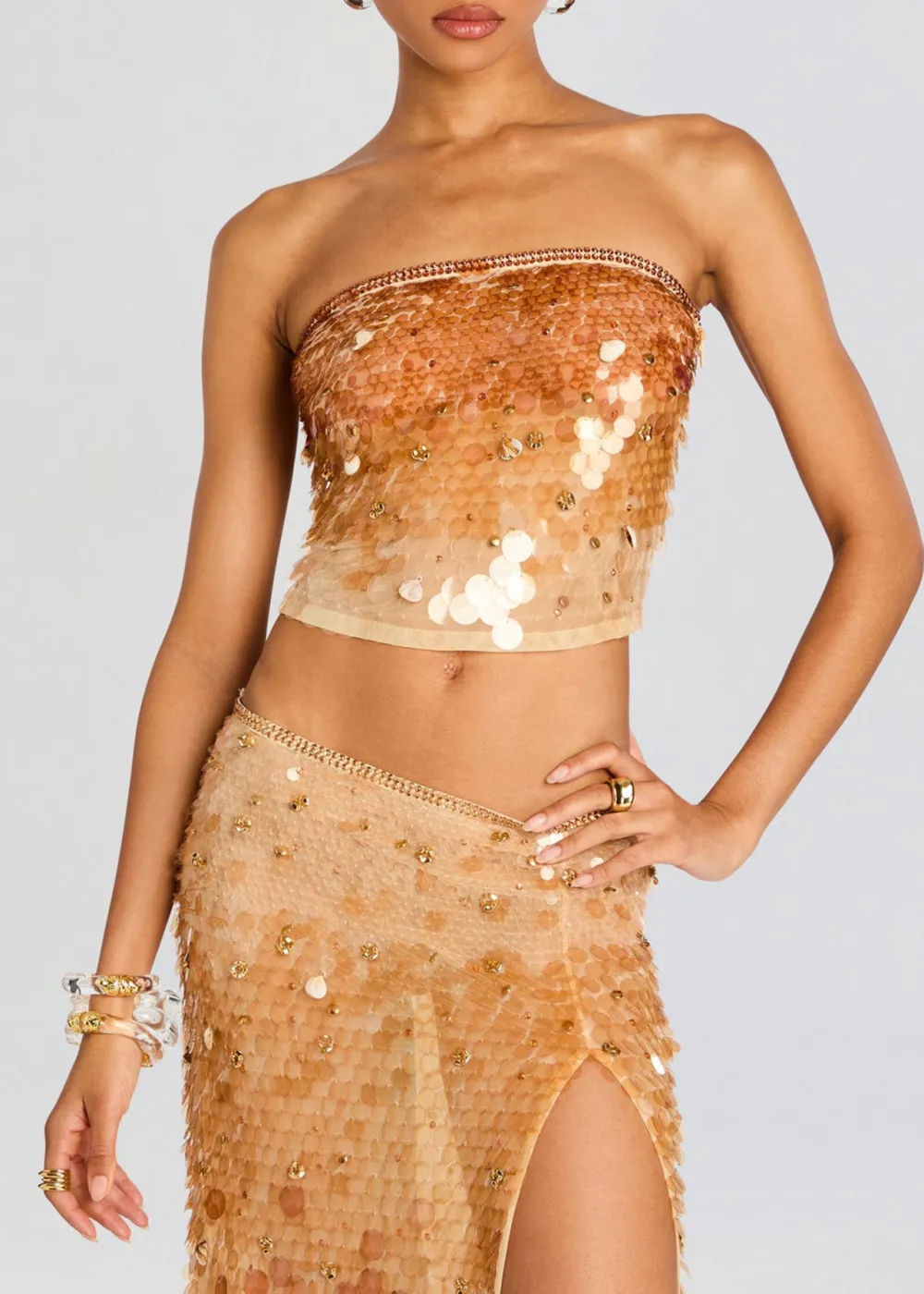 Sleeveless Sequin Top