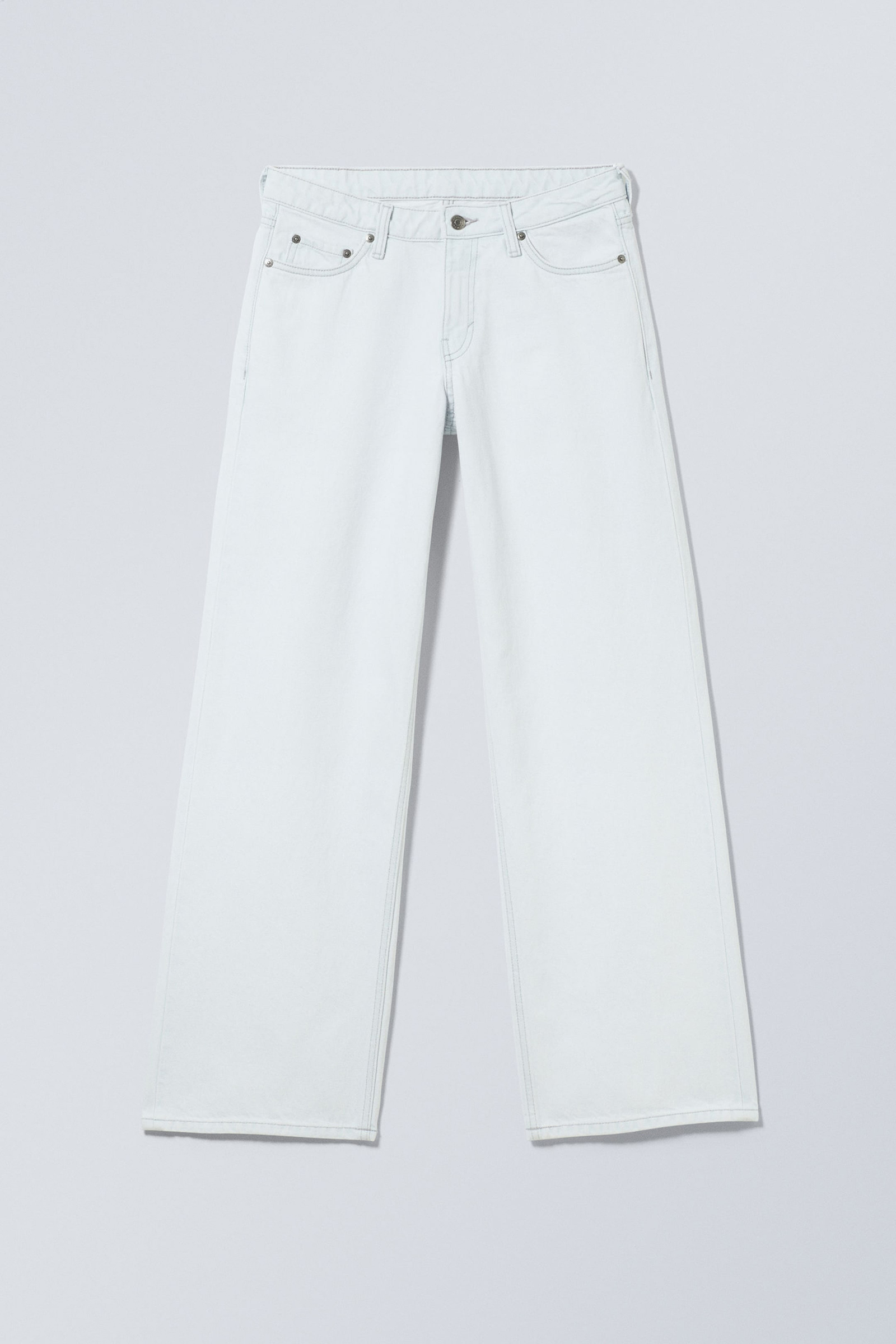 Button Up Wide Leg Jeans
