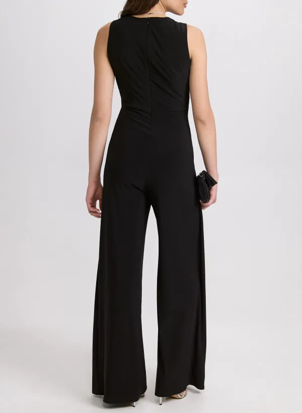 Black Wide-Leg Jumpsuit