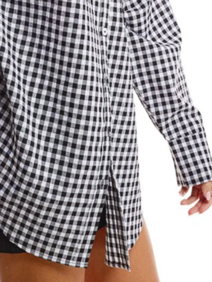 Gingham Oversized Shirt